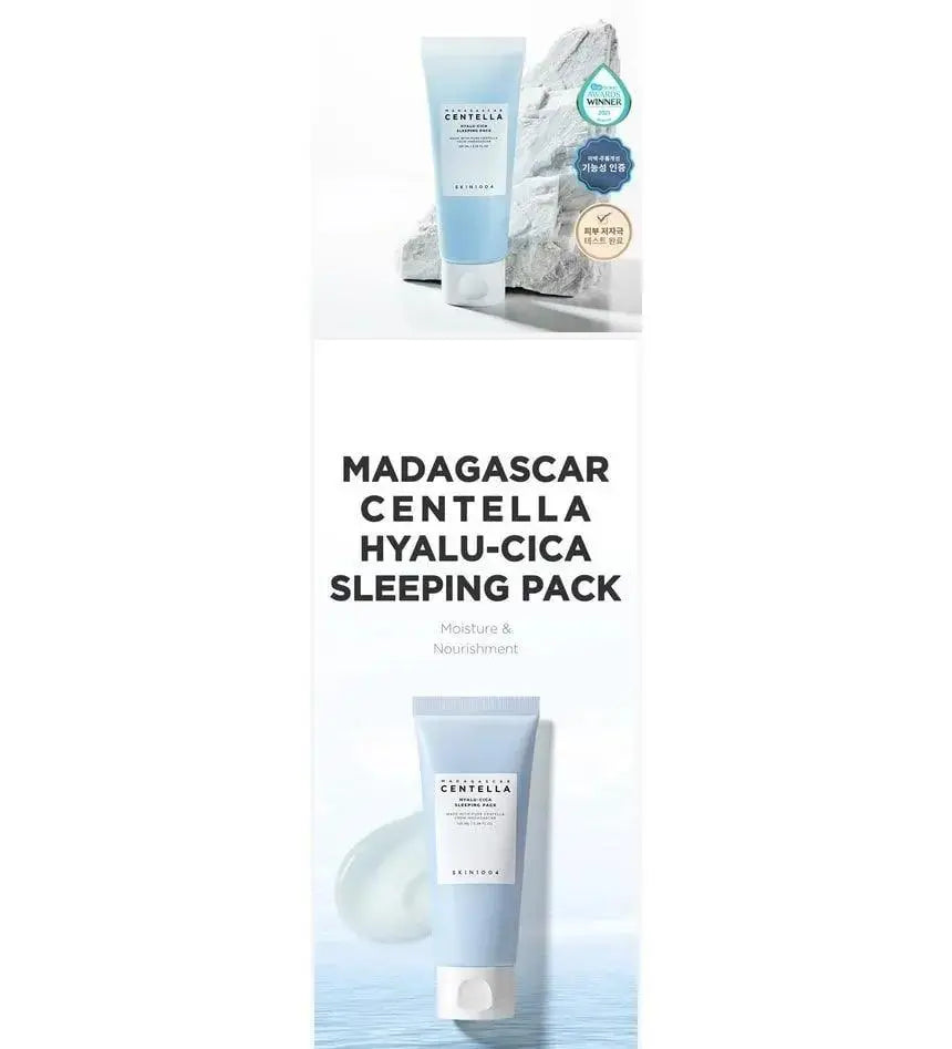 Madagascar Centella Hyalu-Cica Sleeping Pack Mini SkIN 1004