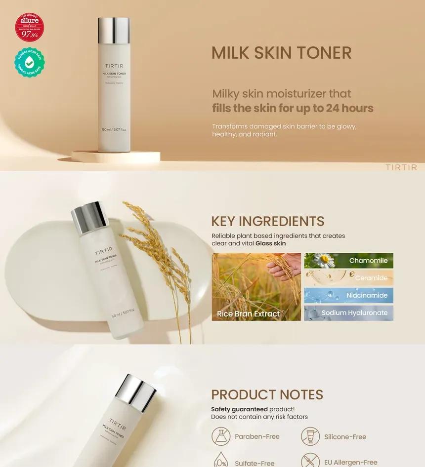 Milk Skin Toner Mini 50ml TIRTIR