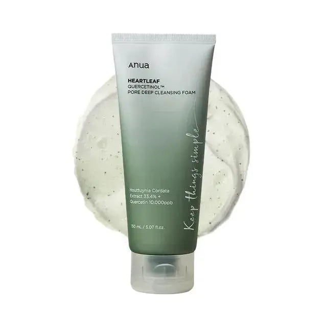 Anua heartleaf Quercetinol Pore Deep Cleansing Foam 150ml Anua