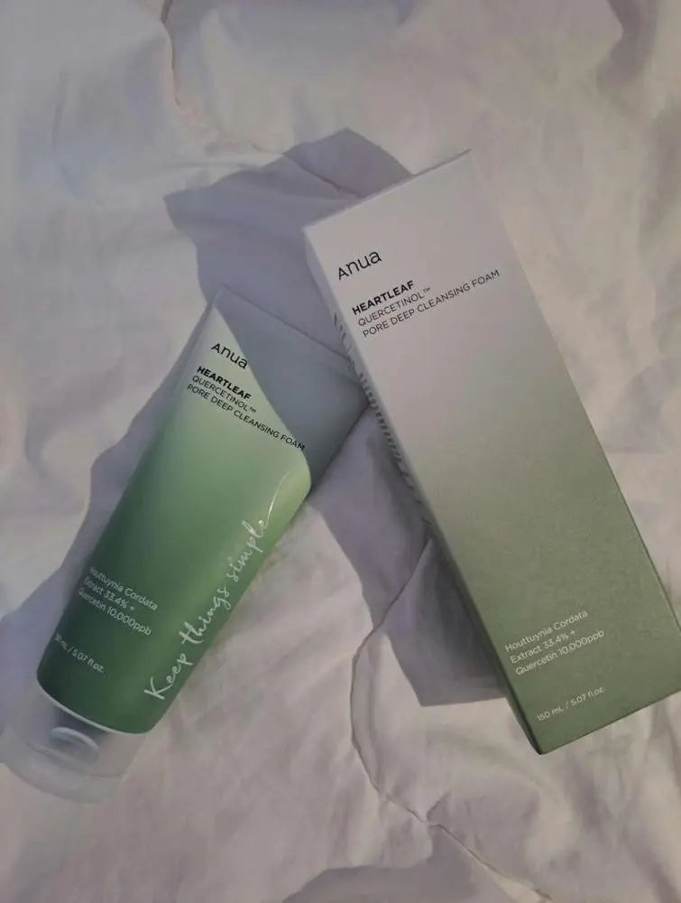 Anua heartleaf Quercetinol Pore Deep Cleansing Foam 150ml Anua