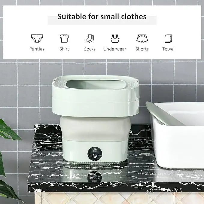 Foldable Mini Laundry Machine None