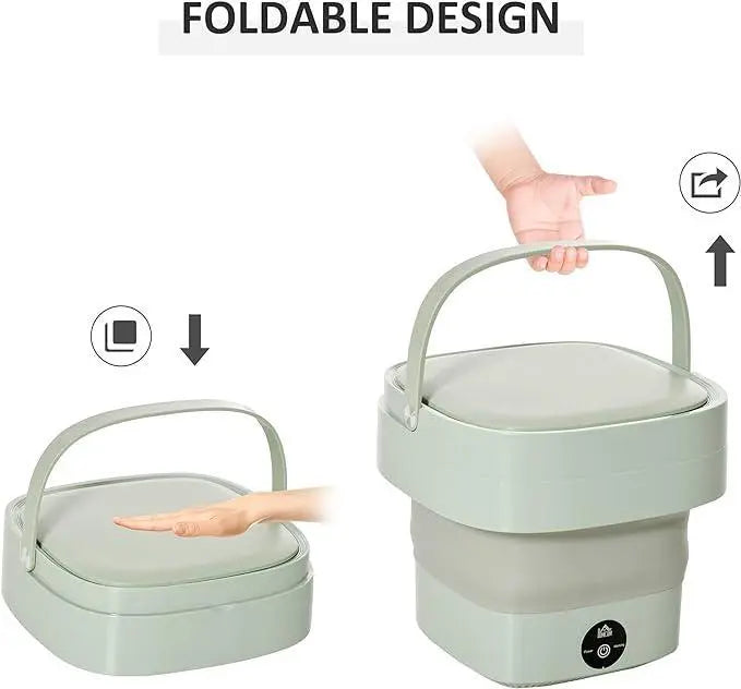 Foldable Mini Laundry Machine None