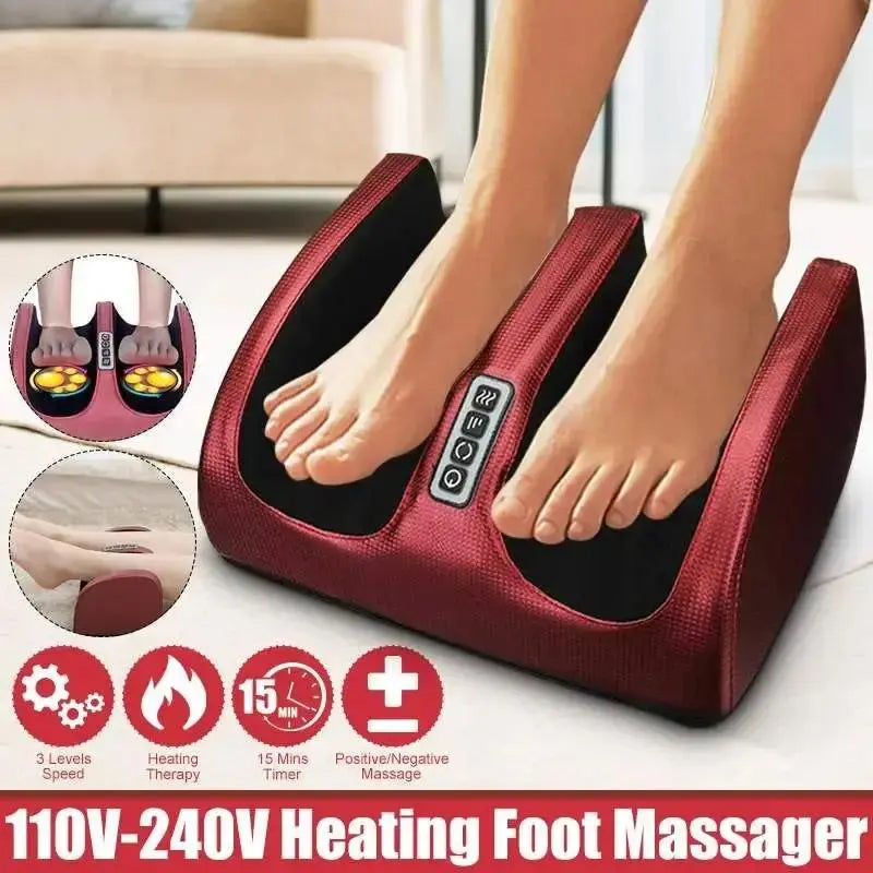 Electric Foot Massager Heating Therapy Hot Compression None