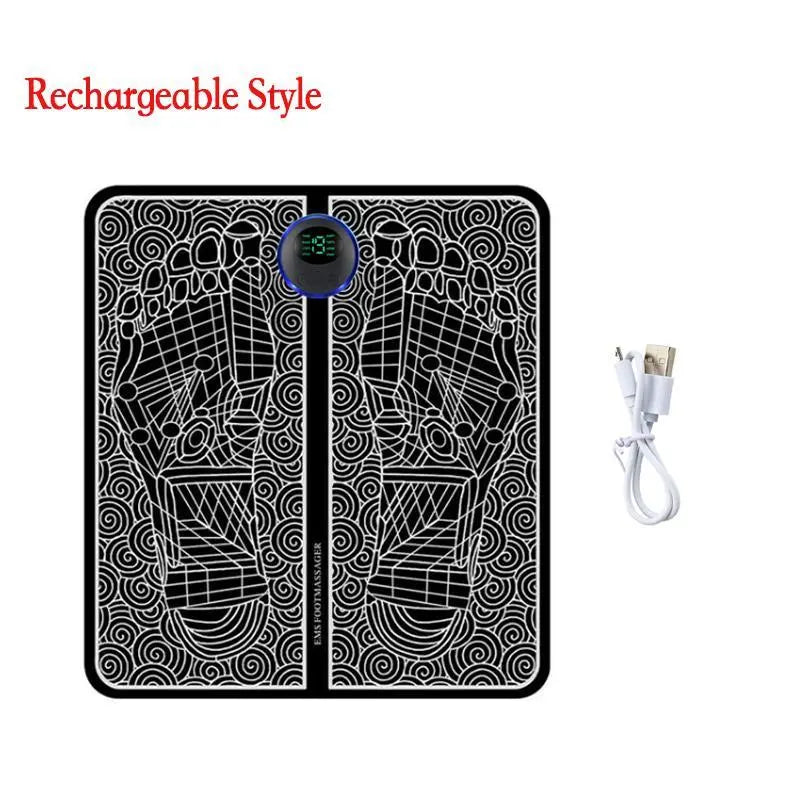 EMS Foot Massager Pad Portable Electric Muscle Stimulation None