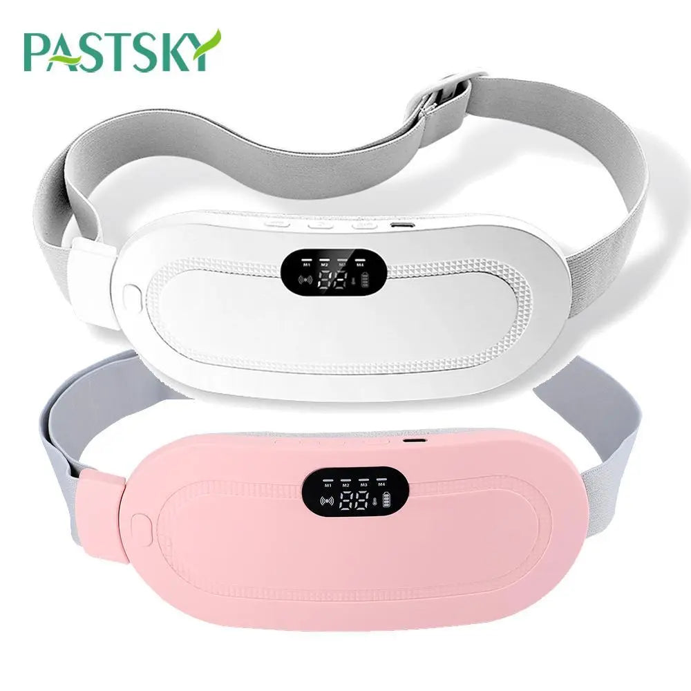 Electric Period Cramp Massager Vibrating Heating Belt None