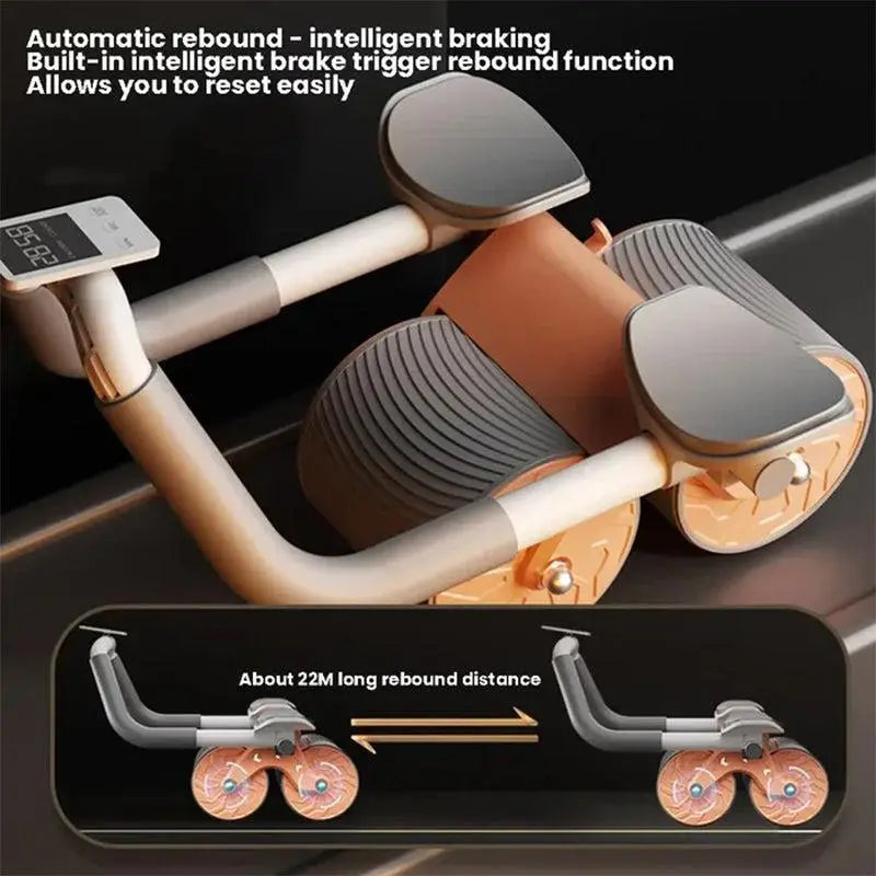 Automatic Rebound Ab Abdominal Exercise Roller None