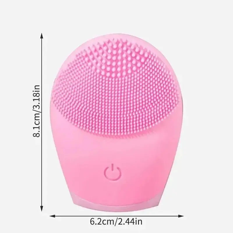 Electric Facial Cleaning Brush Massager None