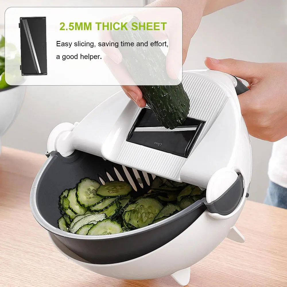 9 In 1 Multifunctional Vegetable Slicer None