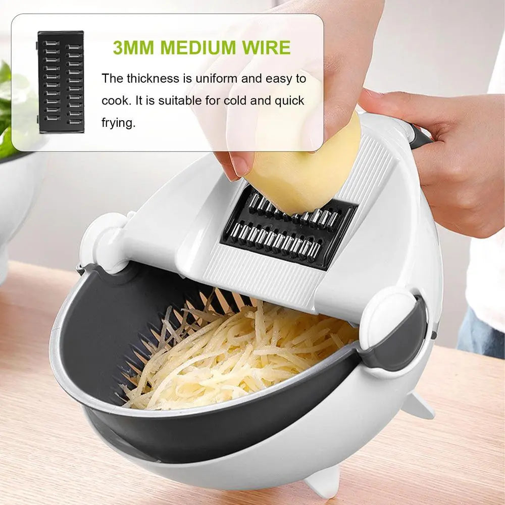 9 In 1 Multifunctional Vegetable Slicer None