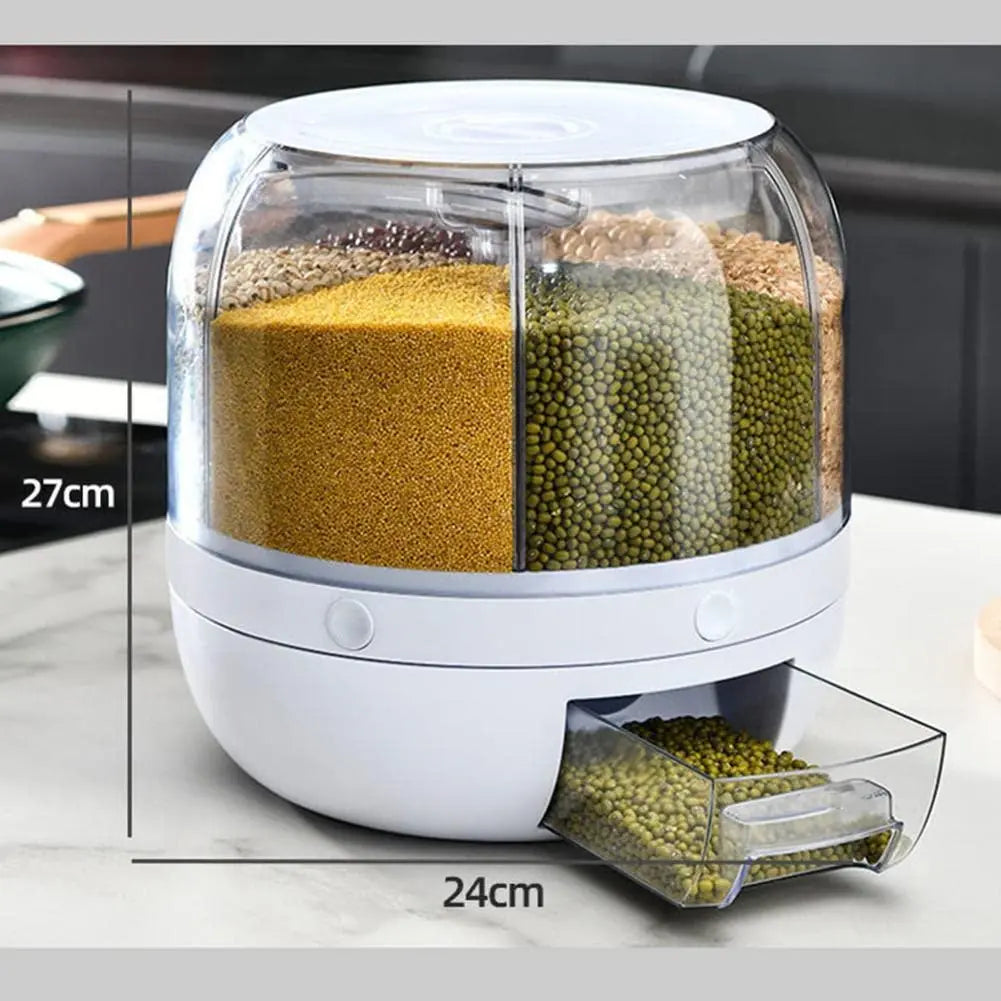 Rotating Food Dispenser Storage None