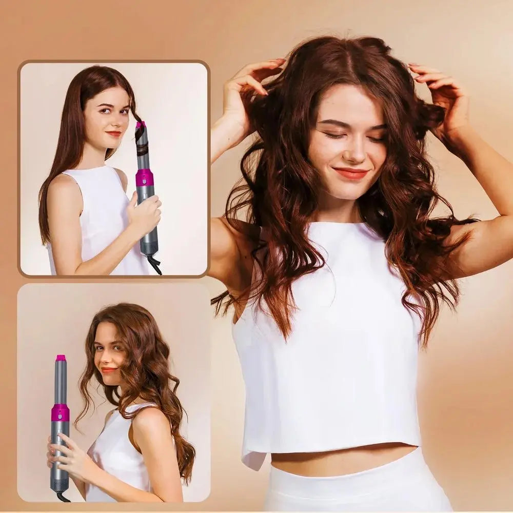 Hot Air Brush 5 in 1 Hair Dryer Brush None