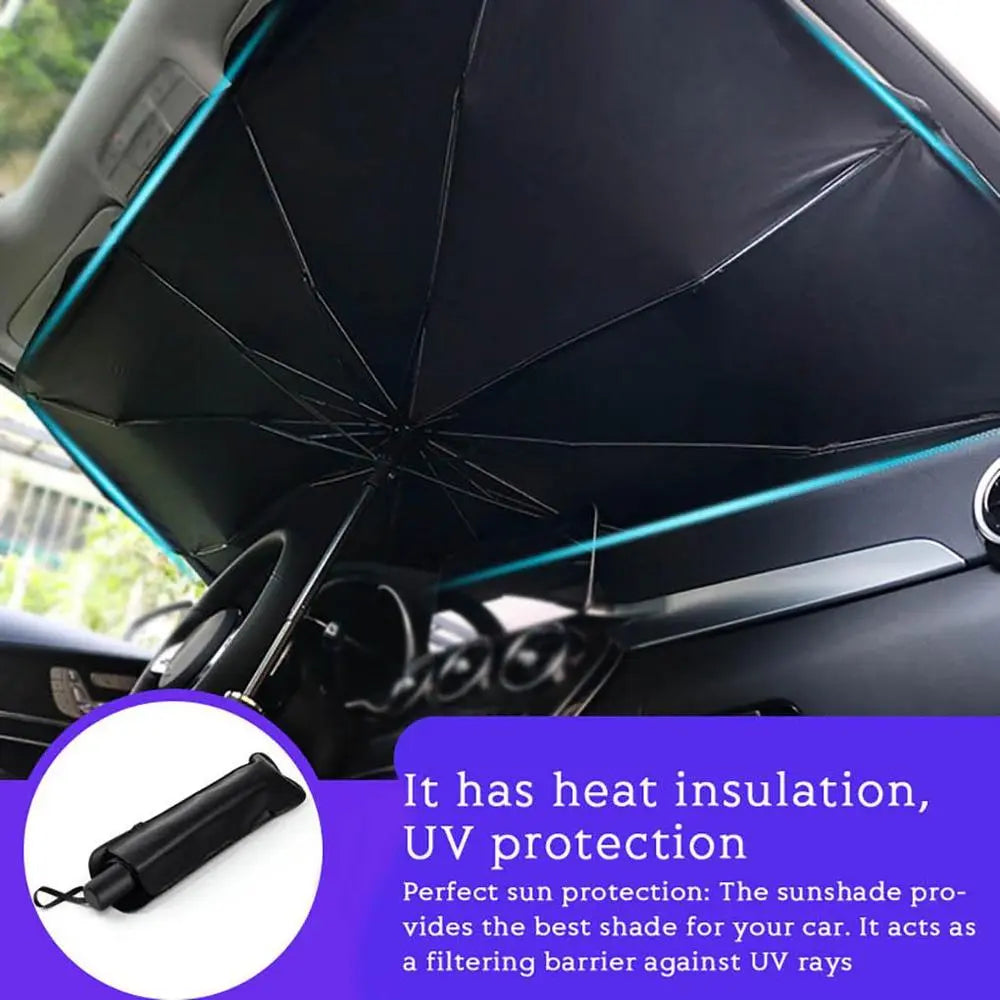 Car Windshield Sunshade Foldable Front Window Cover None