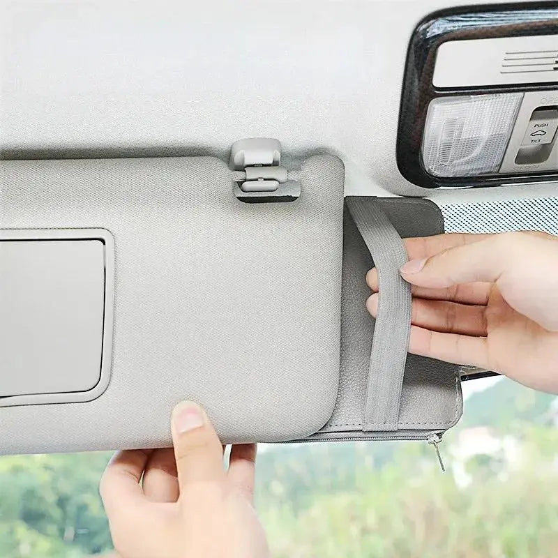 Car Sunvisor Organizer None