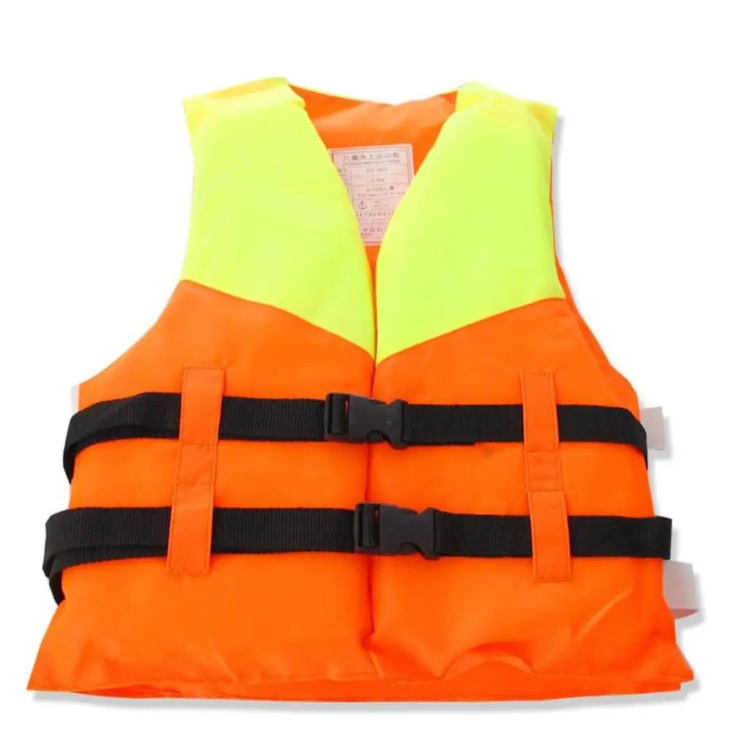 Adult and Child Life Jacket Swim Vest with Whistle and Adjustable Belts - 35 x 42cm None