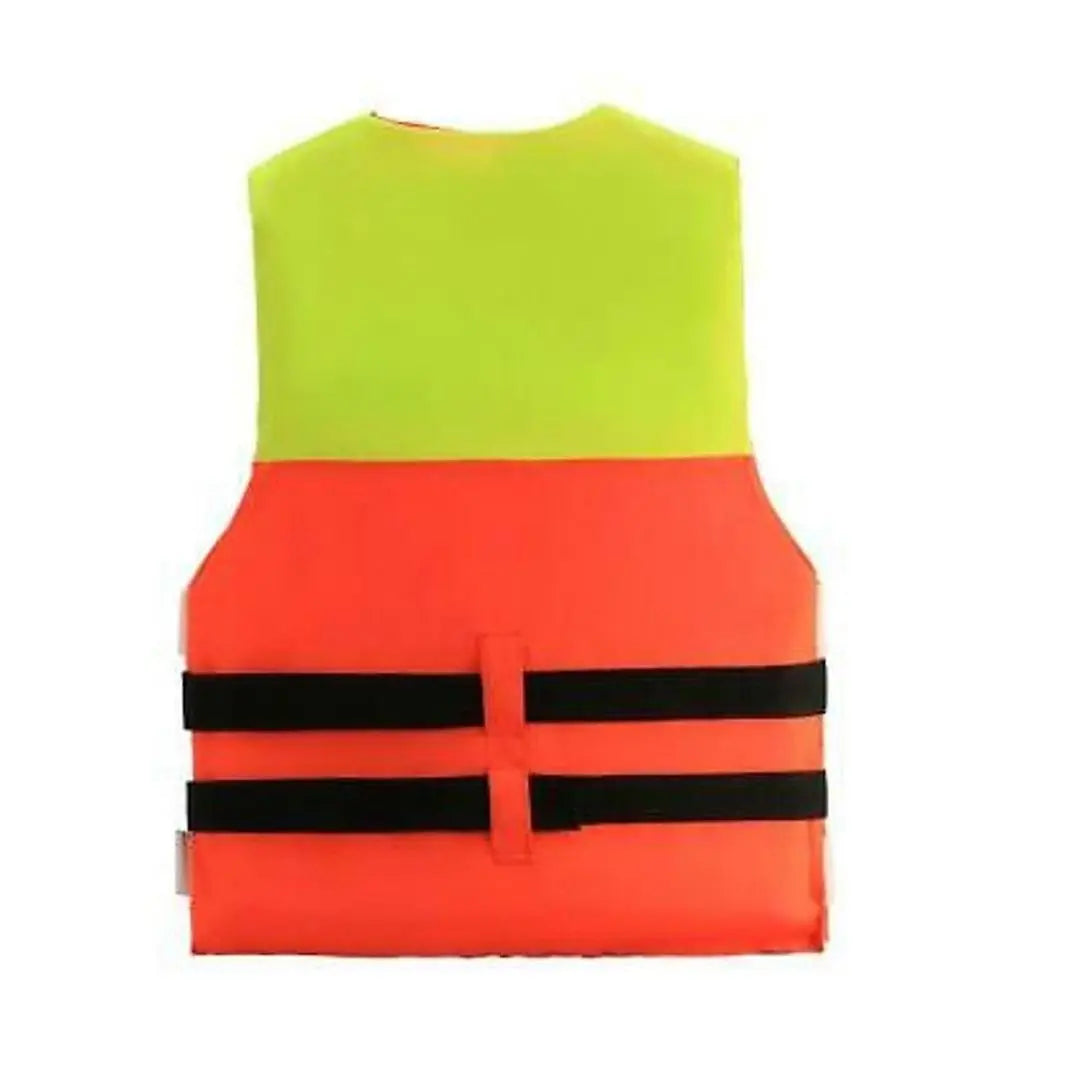 Adult and Child Life Jacket Swim Vest with Whistle and Adjustable Belts - 35 x 42cm None