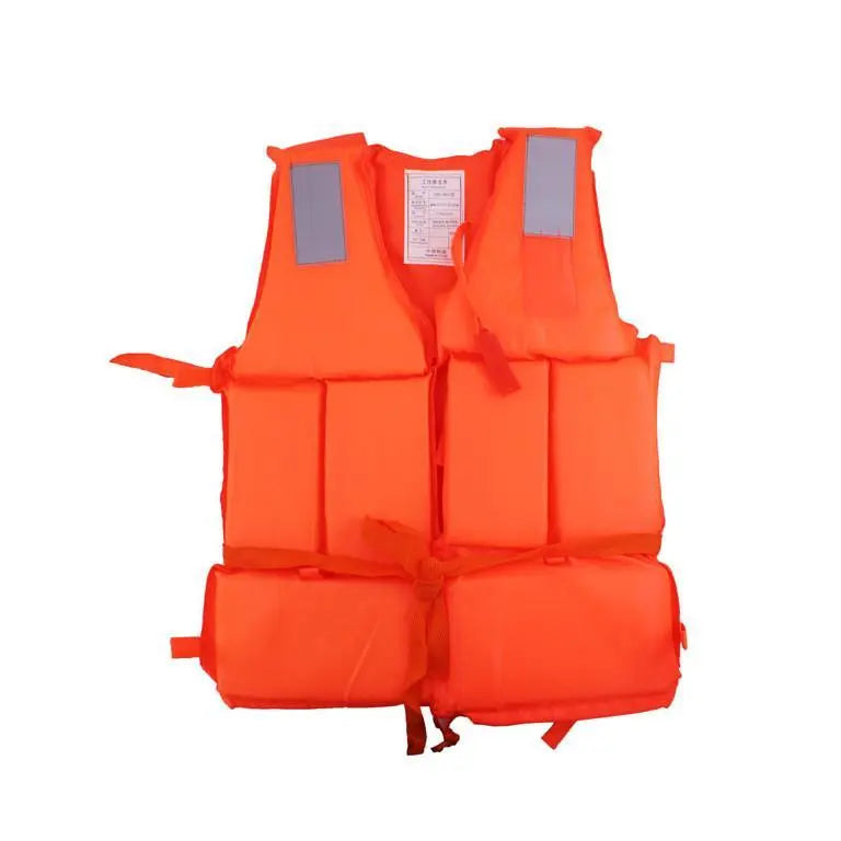 Adult and Child Life Jacket Swim Vest with Whistle and Adjustable Belts - 42 x 59cm None