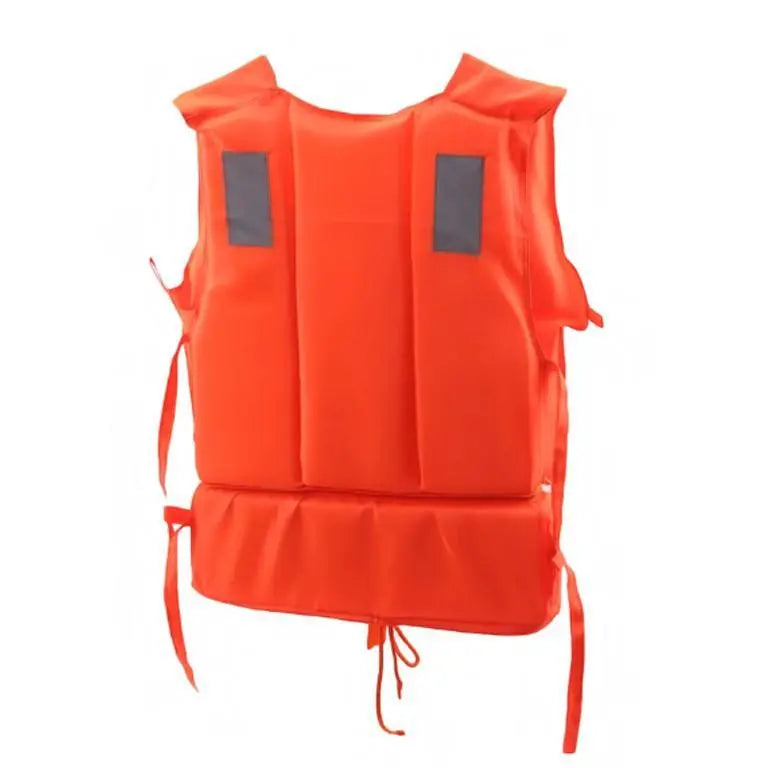 Adult and Child Life Jacket Swim Vest with Whistle and Adjustable Belts - 42 x 59cm None