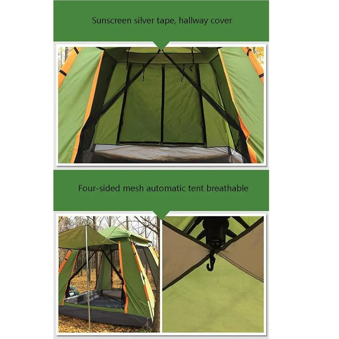 Large Camping Tent 3 4 Person Weatherproof Family Tent, Ideal for Parties, Picnics, and Outdoor Adve None