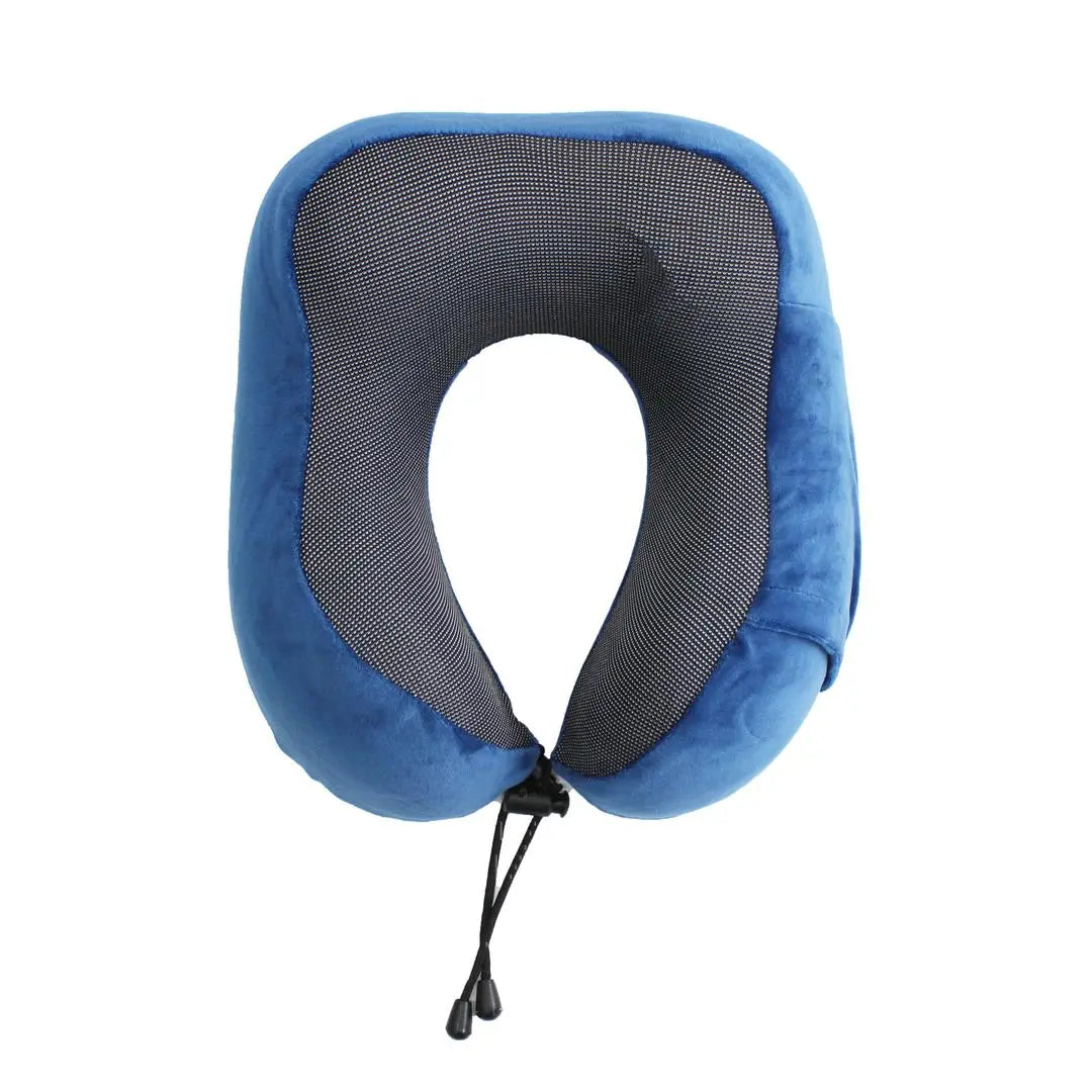 Travel Neck Pillow Memory Foam, Perfect for Car and Airplane Travel - 30 x 24cm None