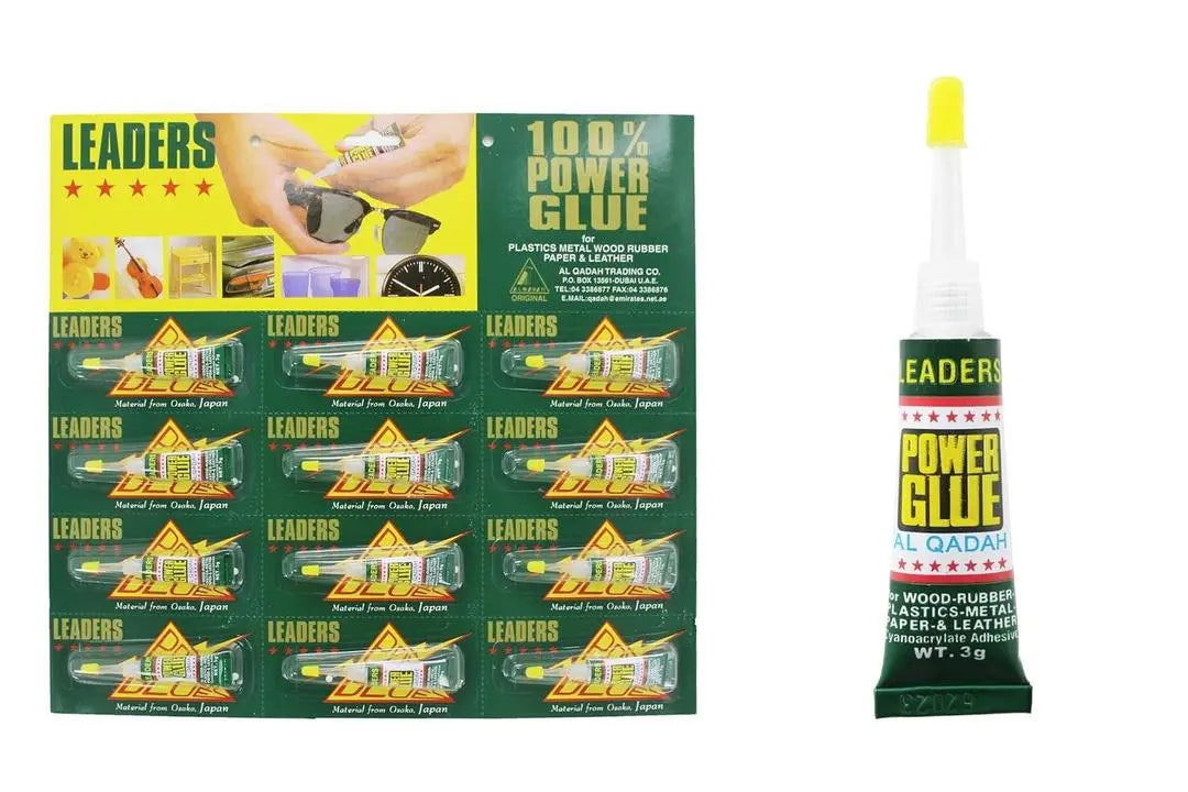 Super Glue 2.5g per Tube - Fast Dry Instant Bonding - Strong Adhesion Liquid Glue with Precision App None