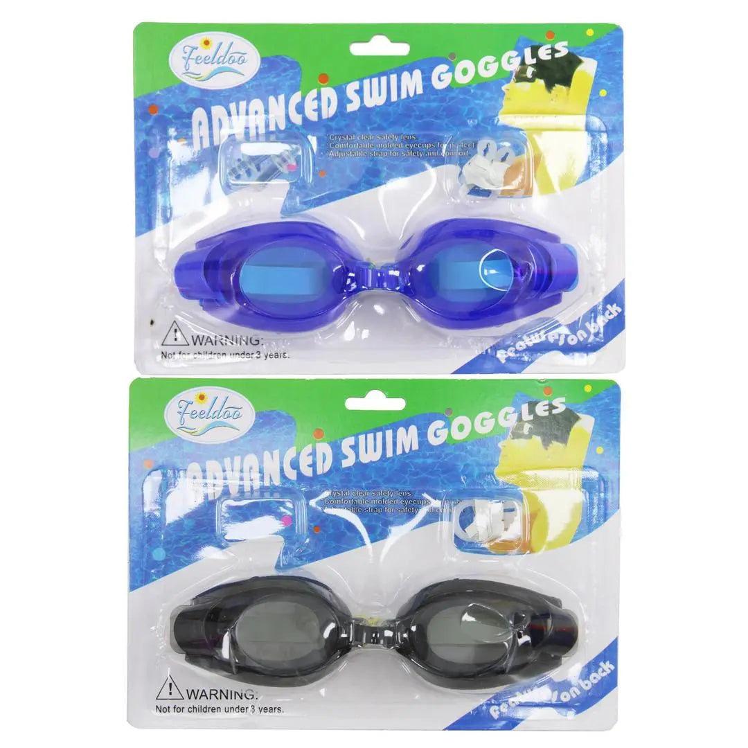 Premium Swim Goggles with Anti Fog and UV Protection Adjustable Strap -1102001 None