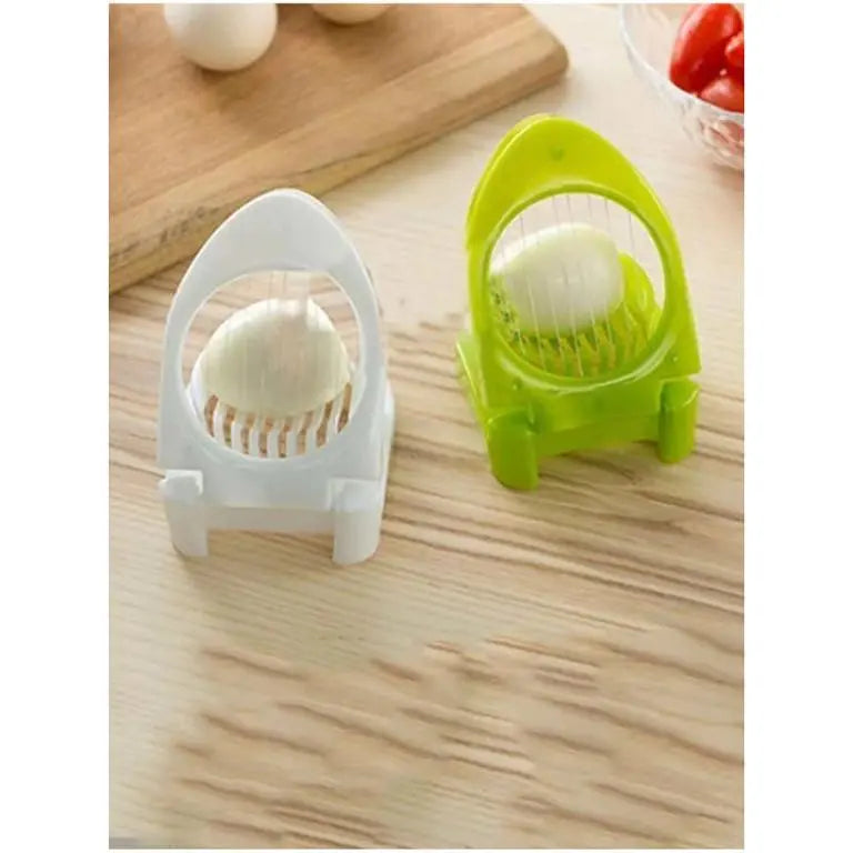 Stainless Steel Egg Slicer For Boiled Eggs - Durable Wire Cutter For Home Use None