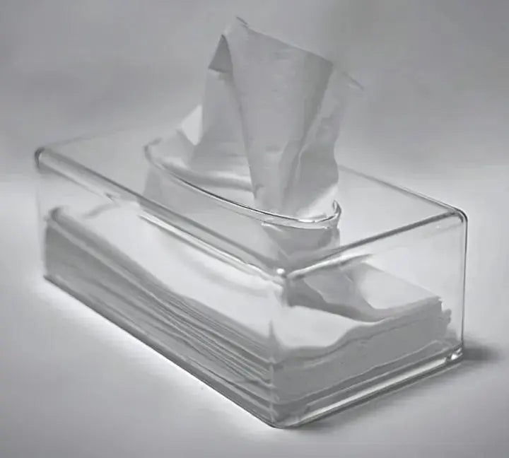 Acrylic Tissue Box None