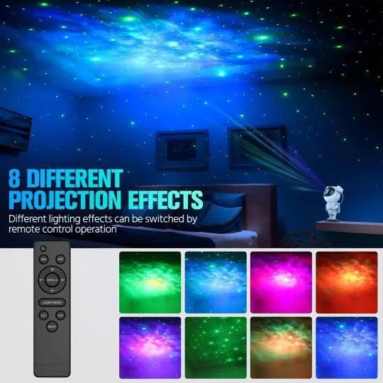 Astronaut Light Projector Nebula Ceiling LED Lamp None