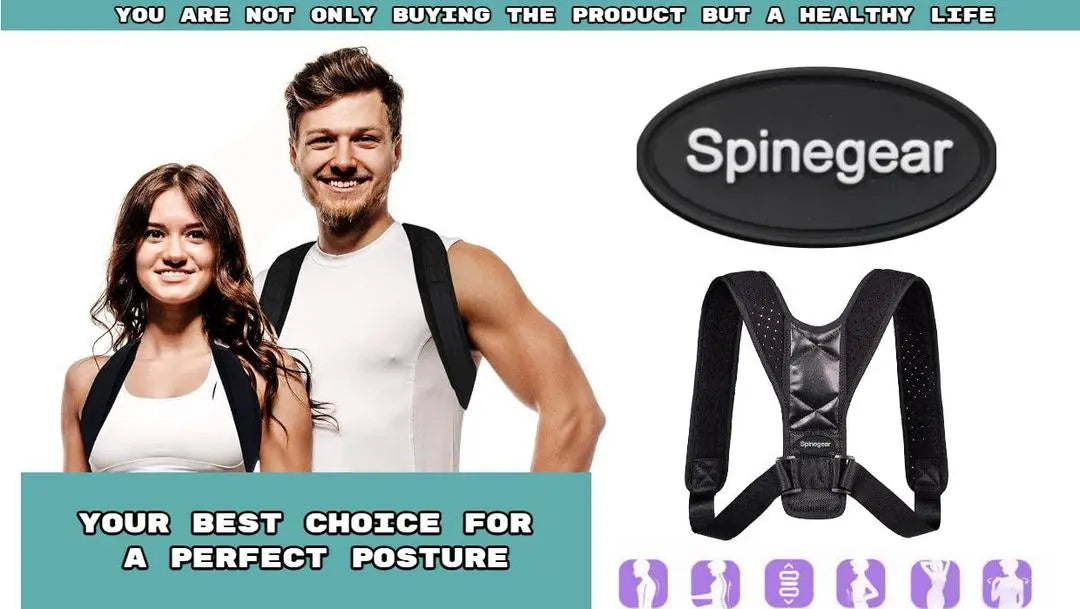 Back, Neck, and Shoulder Support Belt - Posture Corrector None