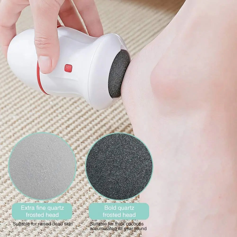 Electric Callus Remover with Built-In Vacuum & Foot Grinder Head - Genmarty