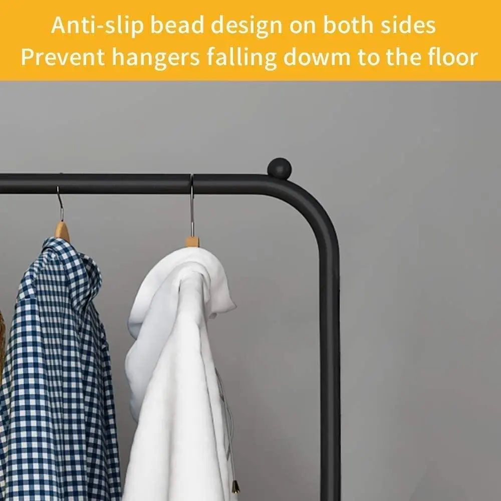 Shelf Storage Stand for Clothes Hanging and Shoe Organizing - Genmarty