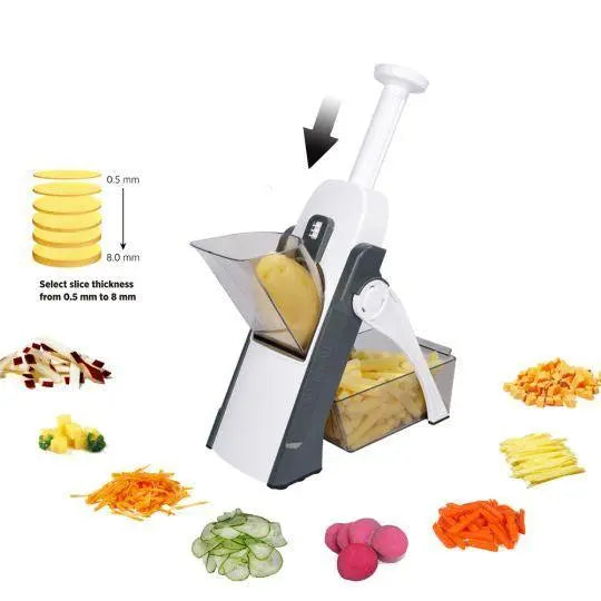 5 in 1 Mandoline Vegetable Slicer None