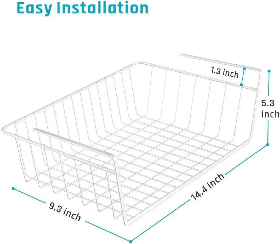 Multifunctional Under-Shelf Storage for High Cabinets None