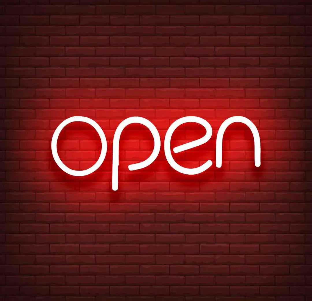 Open Neon Sign - Neon Light None