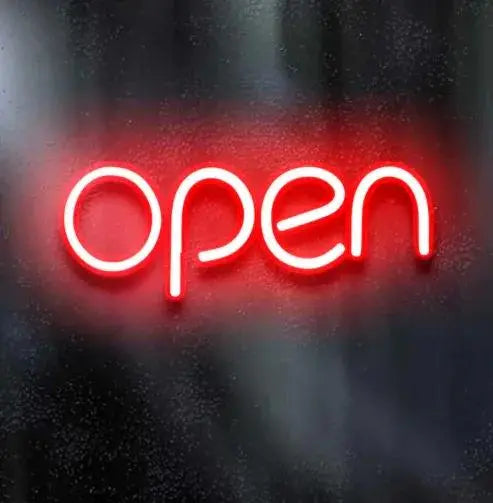 Open Neon Sign - Neon Light None