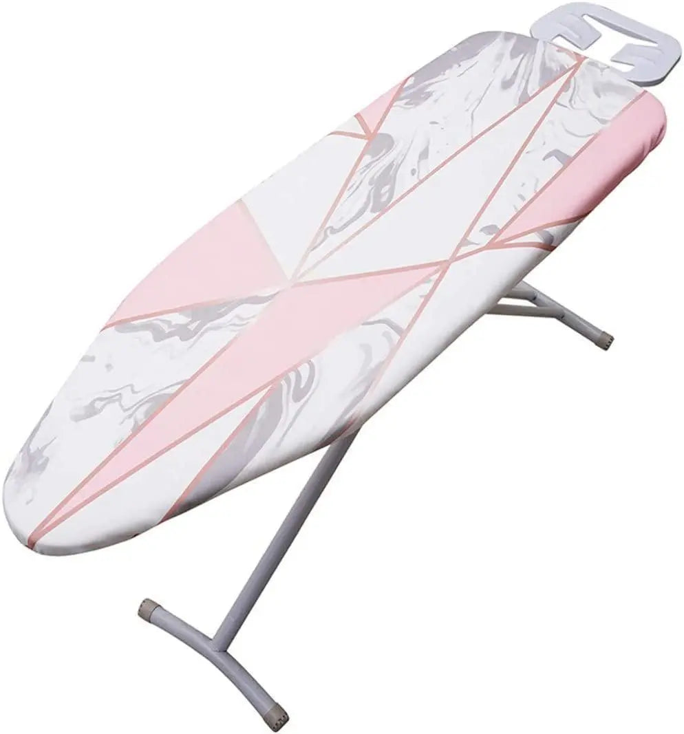 Lightweight Height Adjustable Ironing Board with Steam Iron Rest None