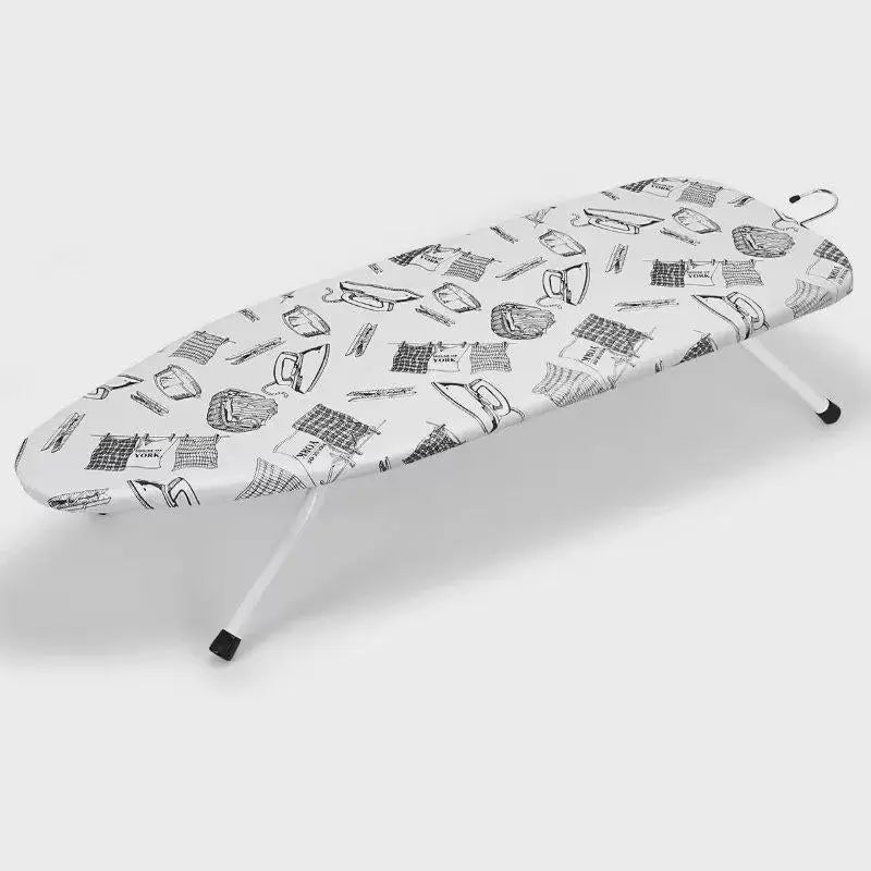 Mini Tabletop Ironing Board with Heat-Resistant Cover None