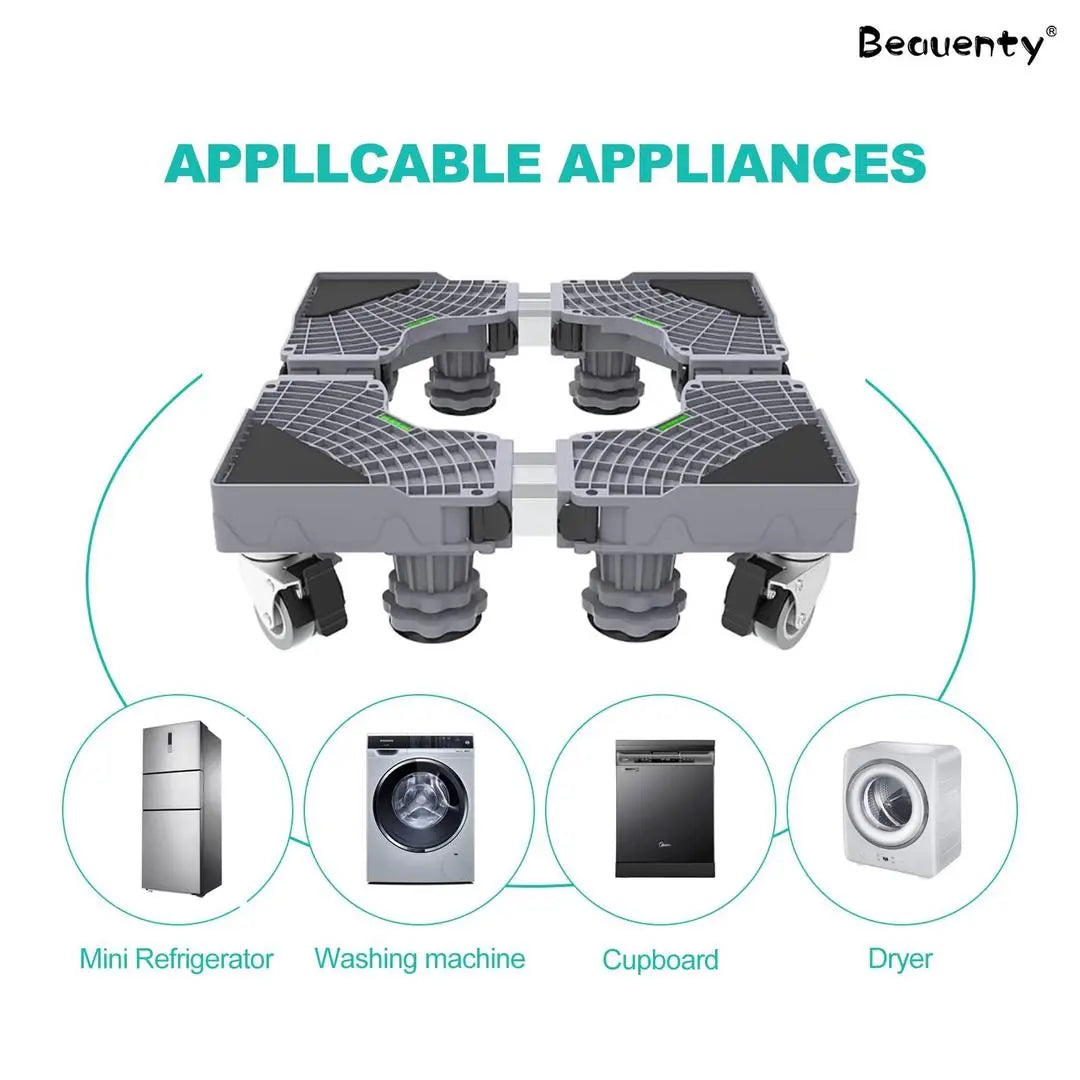 360 Degree Rotation Moving Base For Fridge And Machines None