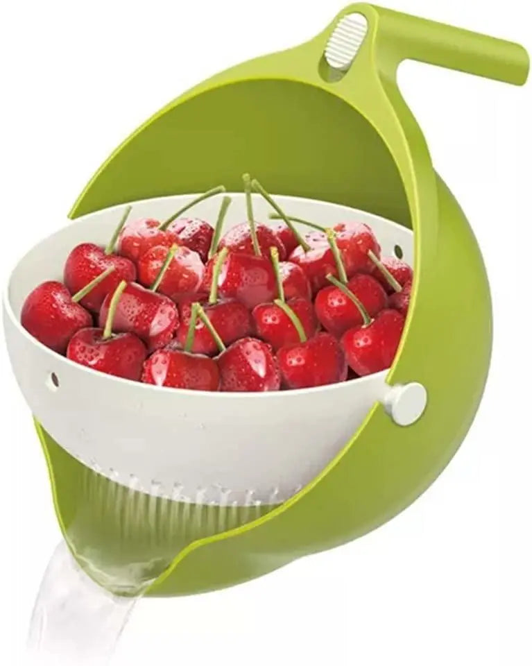 Detachable Colander Double-Layer Kitchen Plastic Strainer None