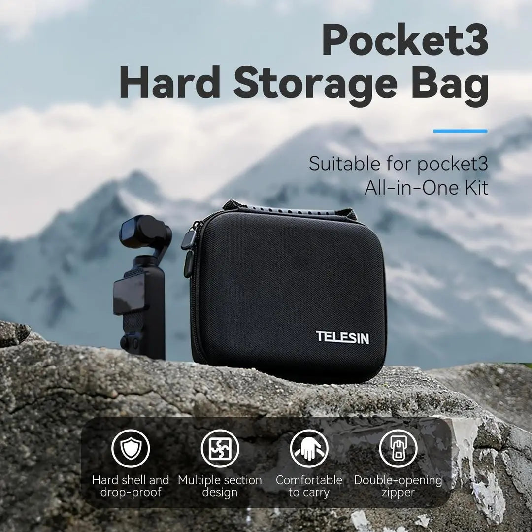 TELESIN Hard Shell Storage Bag For DJI Osmo Pocket 3, 24011501 TELESIN