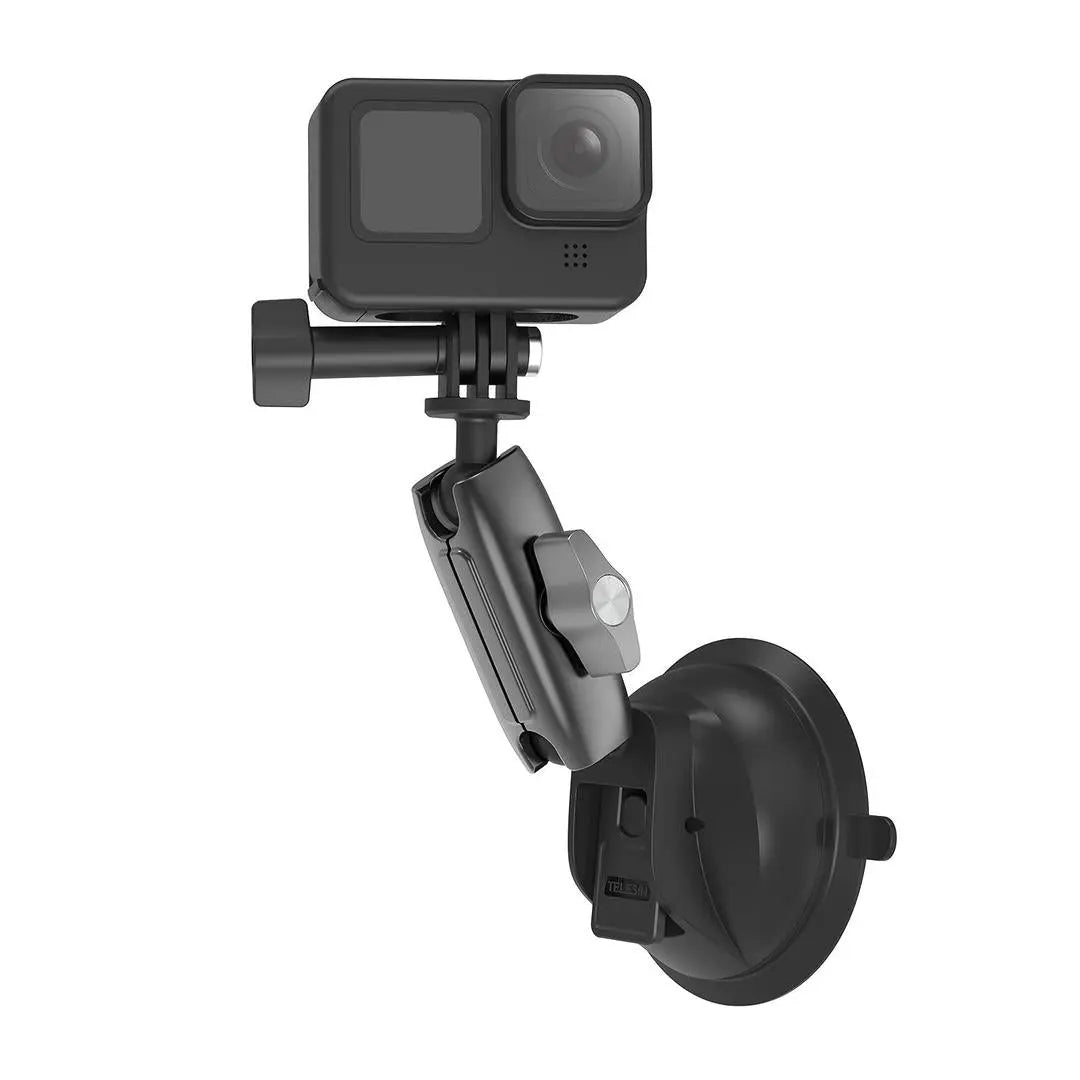 TELESIN Action Camera Universal Suction Cup Mount For GoPro Insta360 DJI Osmo, 21072301 TELESIN