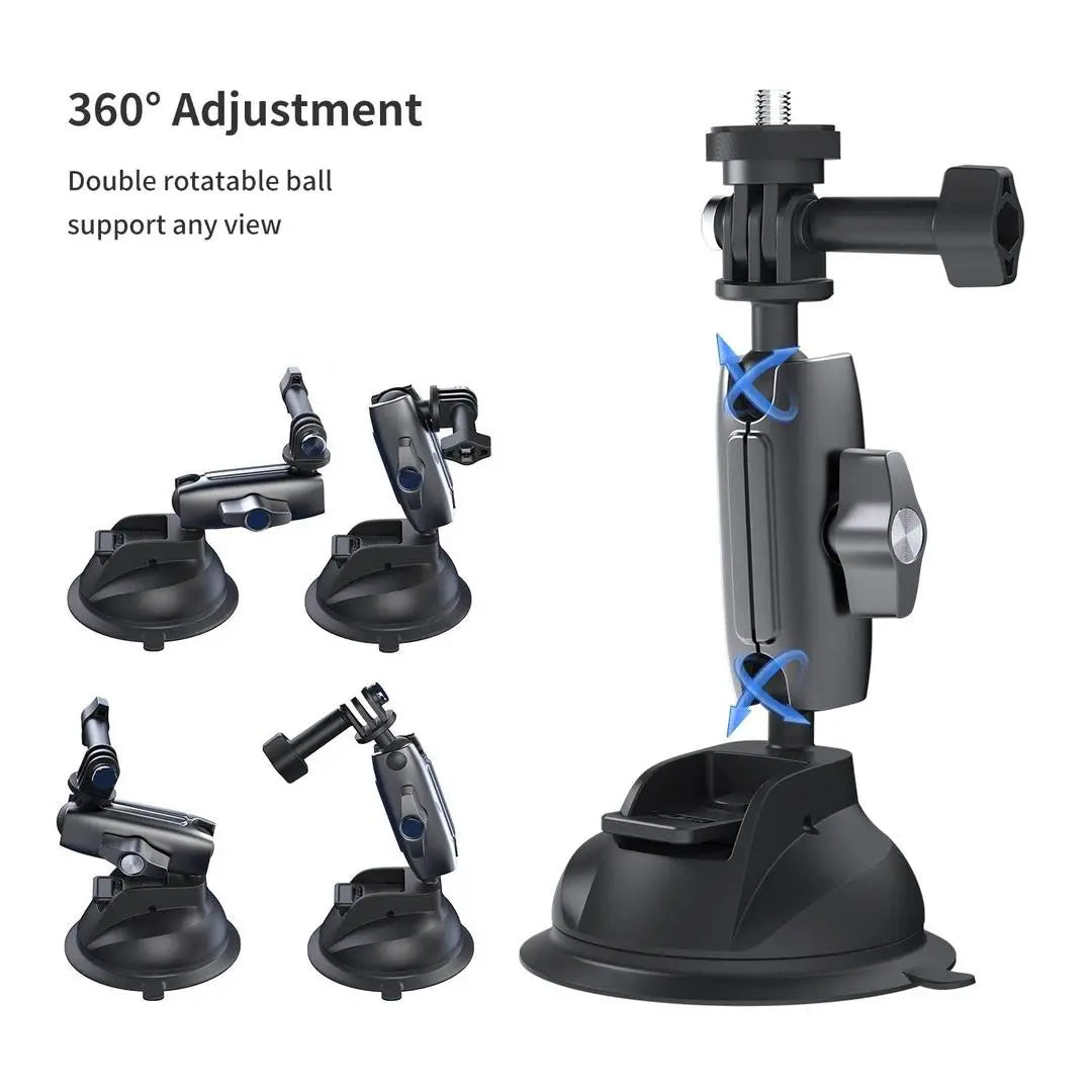 TELESIN Action Camera Universal Suction Cup Mount For GoPro Insta360 DJI Osmo, 21072301 TELESIN