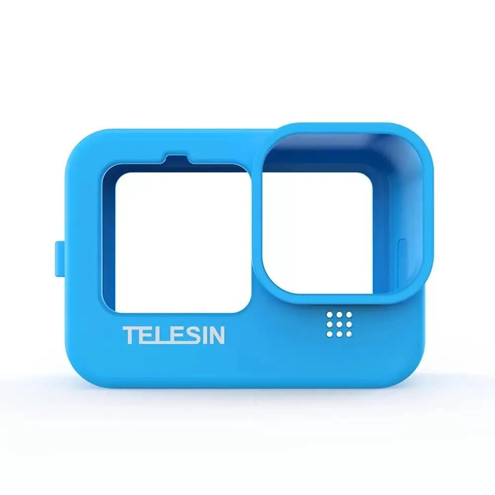 TELESIN Silicone Case For GoPro HERO13/12/11/10/9 With Lens Cap and Lanyard, 21041301 TELESIN