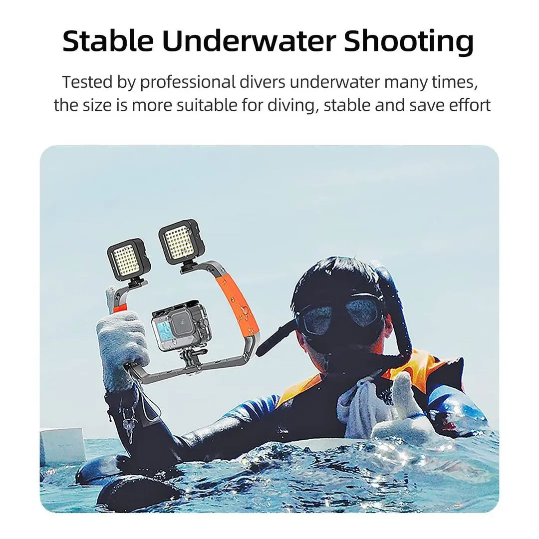 TELESIN Action Camera Diving Rig Handheld Stabilizer For GoPro DJI Osmo Insta360, 21110202 TELESIN