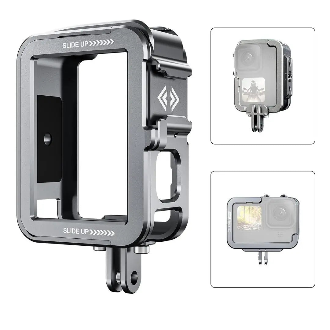 TELESIN Aluminum Alloy Cage Combo Set For GoPro HERO13/12/11/10/9, 22111004 TELESIN