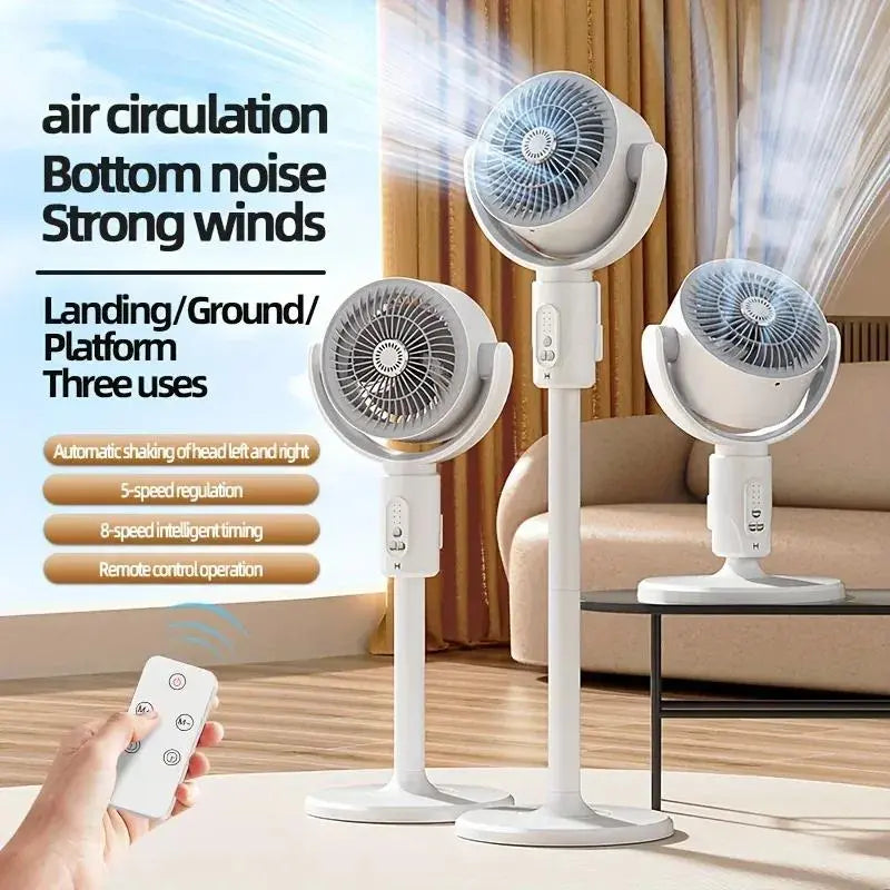 3-In-1 Portable Movable Air Circulation Fan Detachable Adjustable Small Fan  None