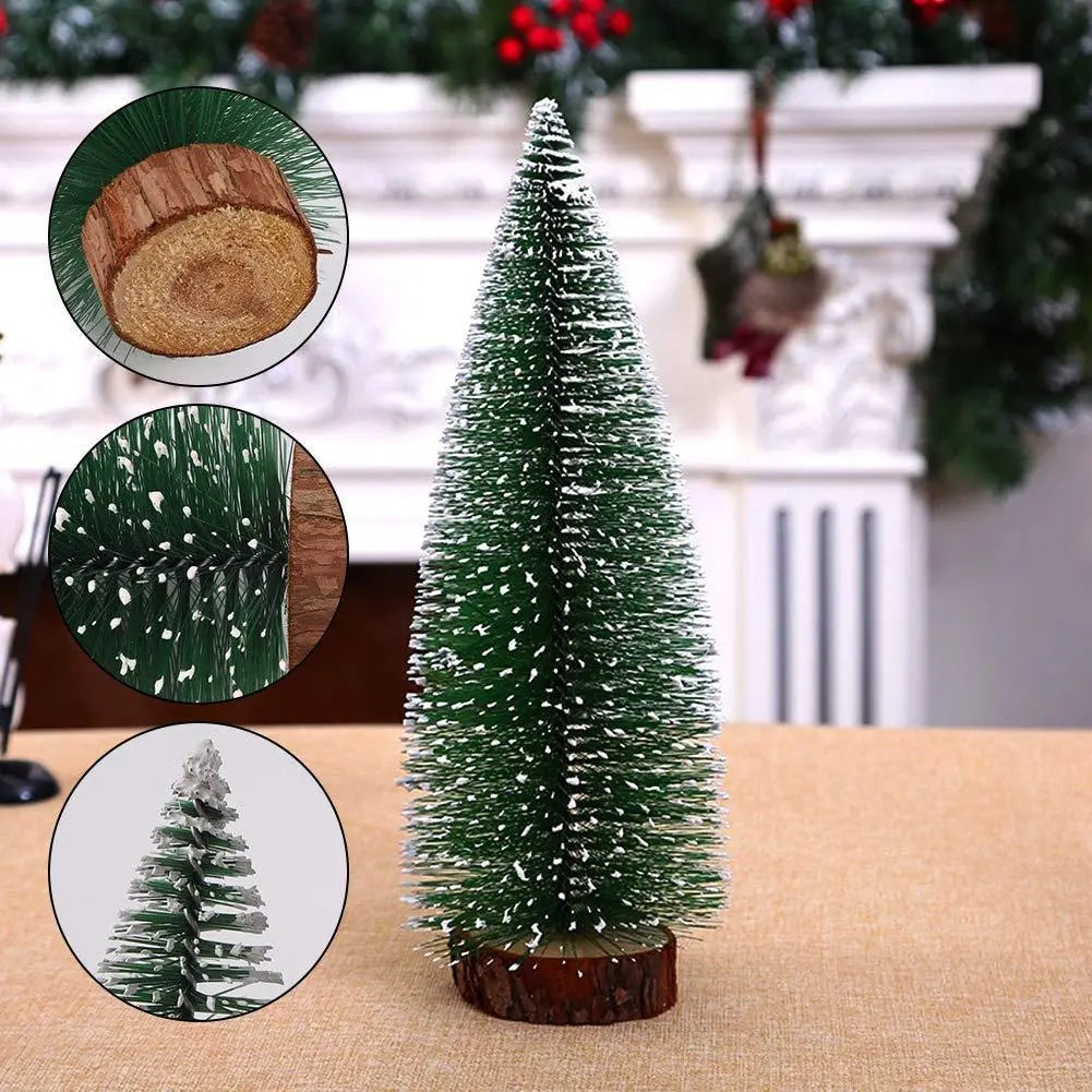 Small Snowy Christmas Tree – Perfect for Holiday Decor None