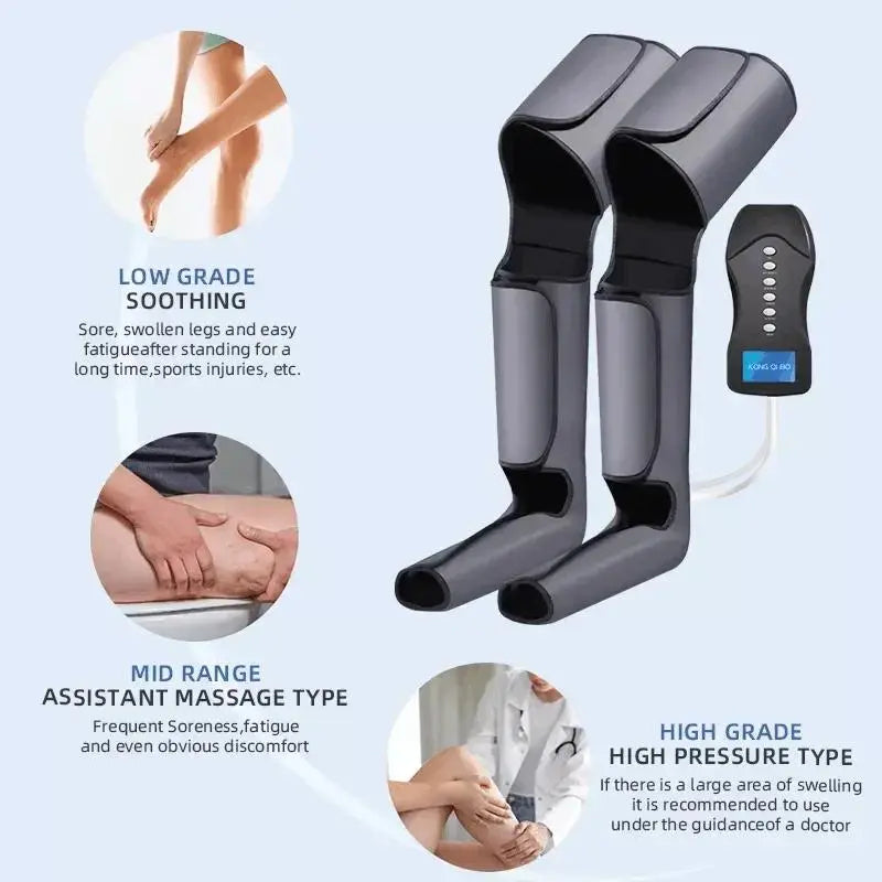 Leg and Foot Massager with Air Compression for Circulation & Weight Loss None