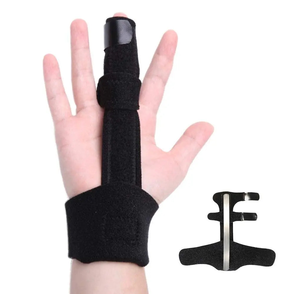 Adjustable Finger Splint for Mallet Finger & Pain Relief None