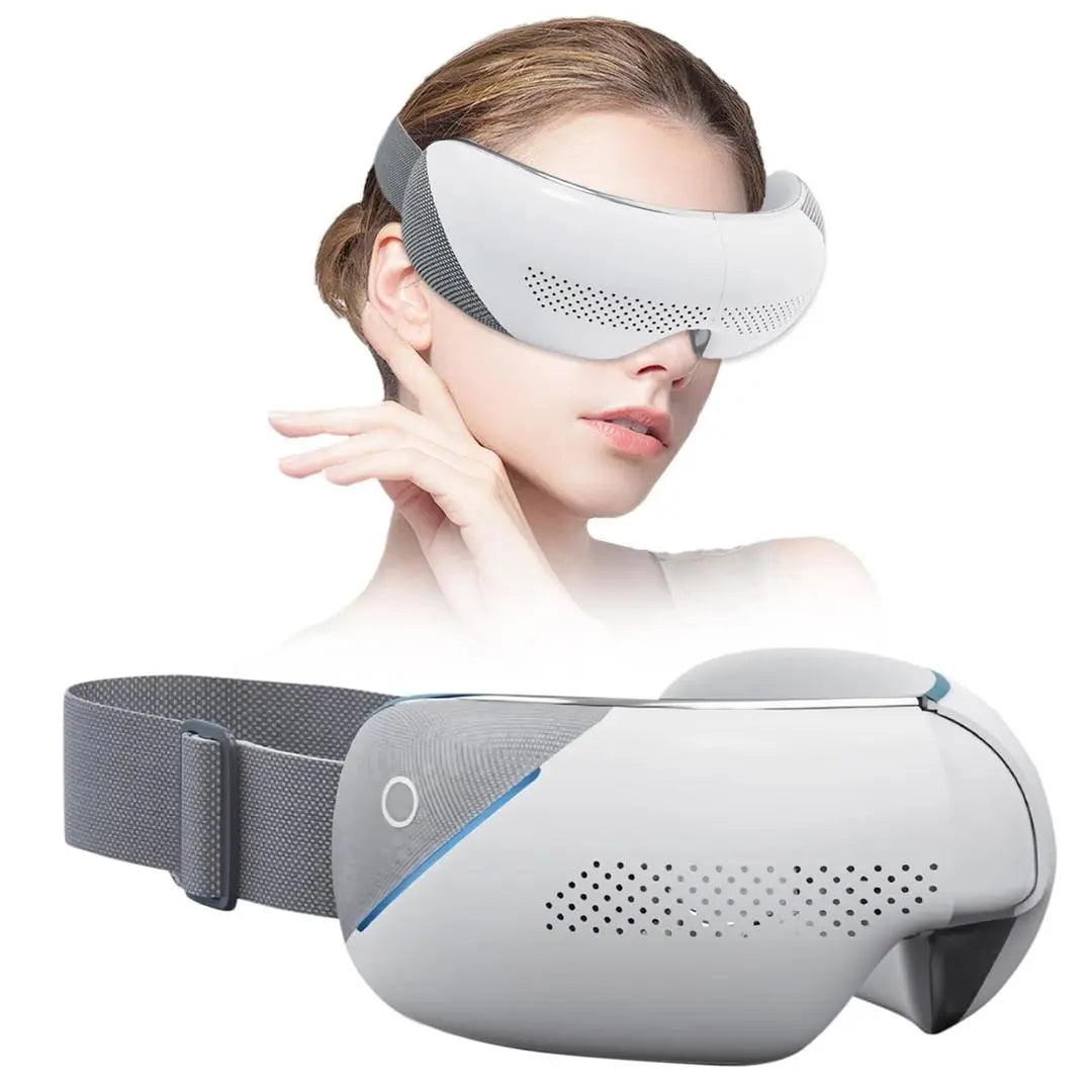 Eye Massager with Heat, Vibration – Relax and Rejuvenate None